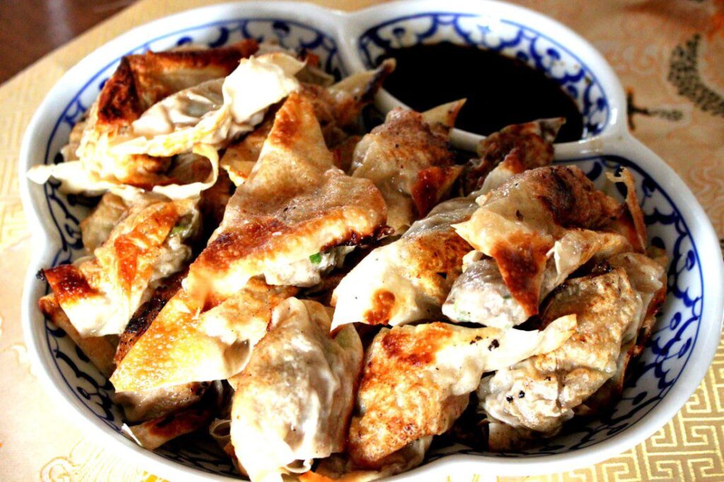 Chinese Pork and Scallions Dumplings
