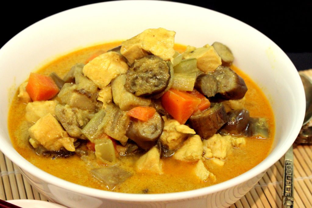 Southeast Asian Chicken and Eggplant Curry