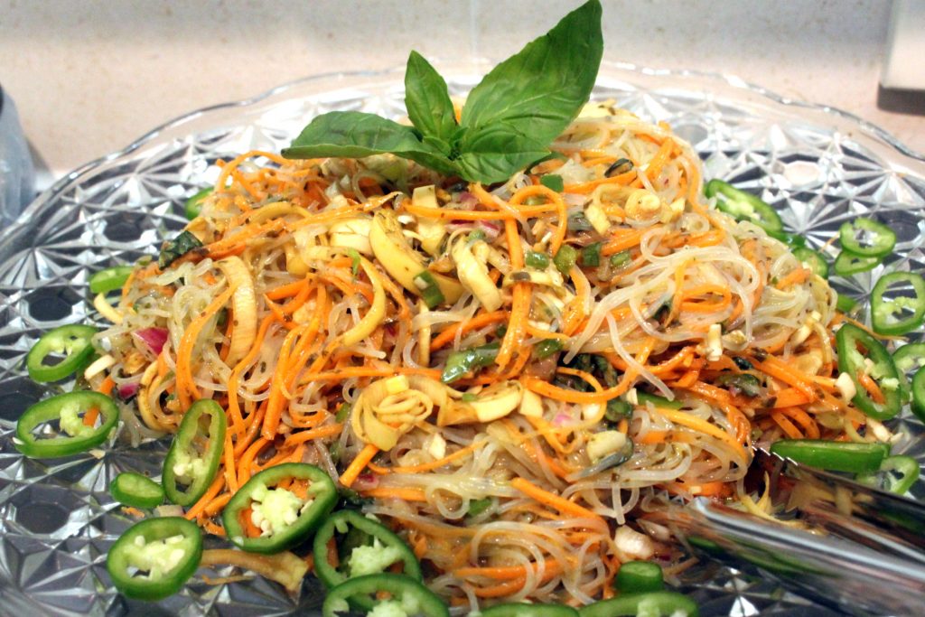 Banana Flower and Glass Noodle Salad