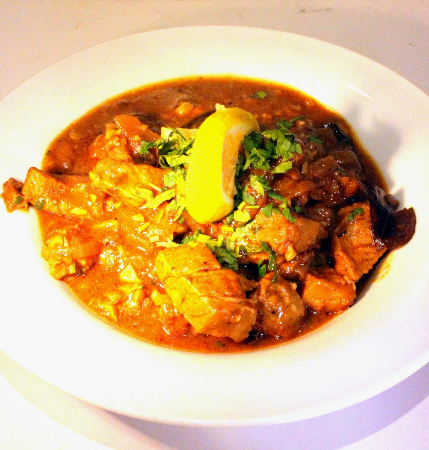 Sri Lankan Schweinefleisch Curry