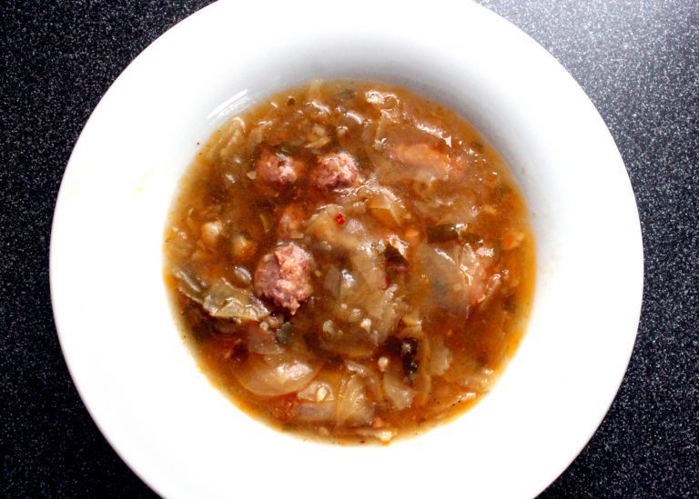 Italienische Wurst-Kartoffelsuppe