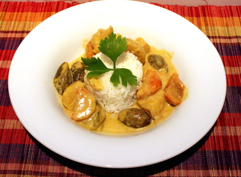 Asiatisches Hühner Curry mit BaBa Curry Pulver
