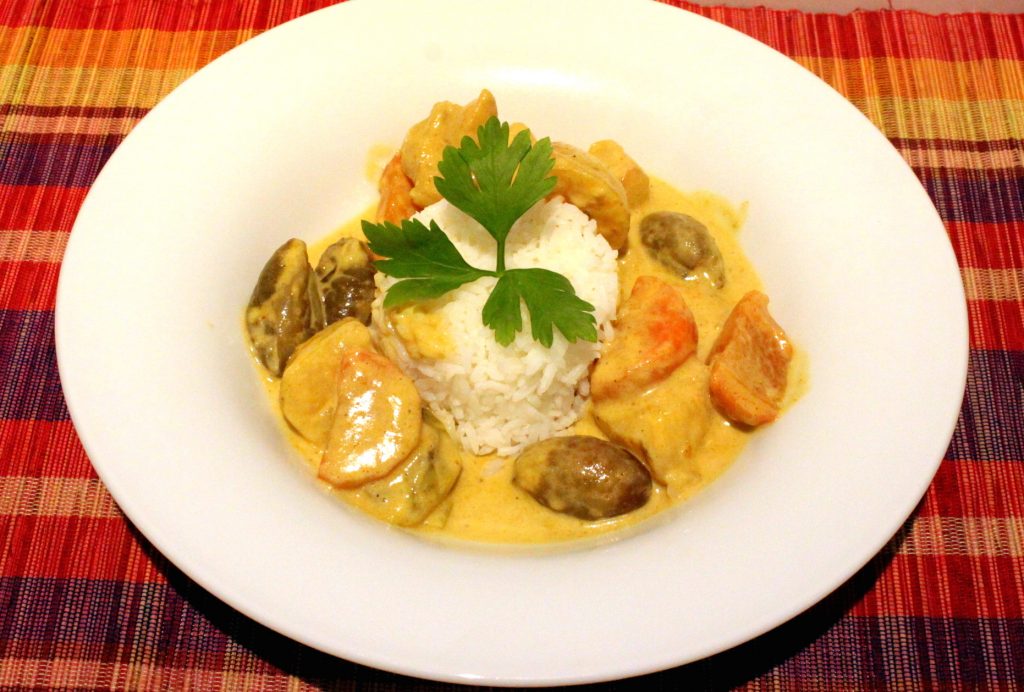 Asiatisches Hühner Curry mit BaBa Curry Pulver