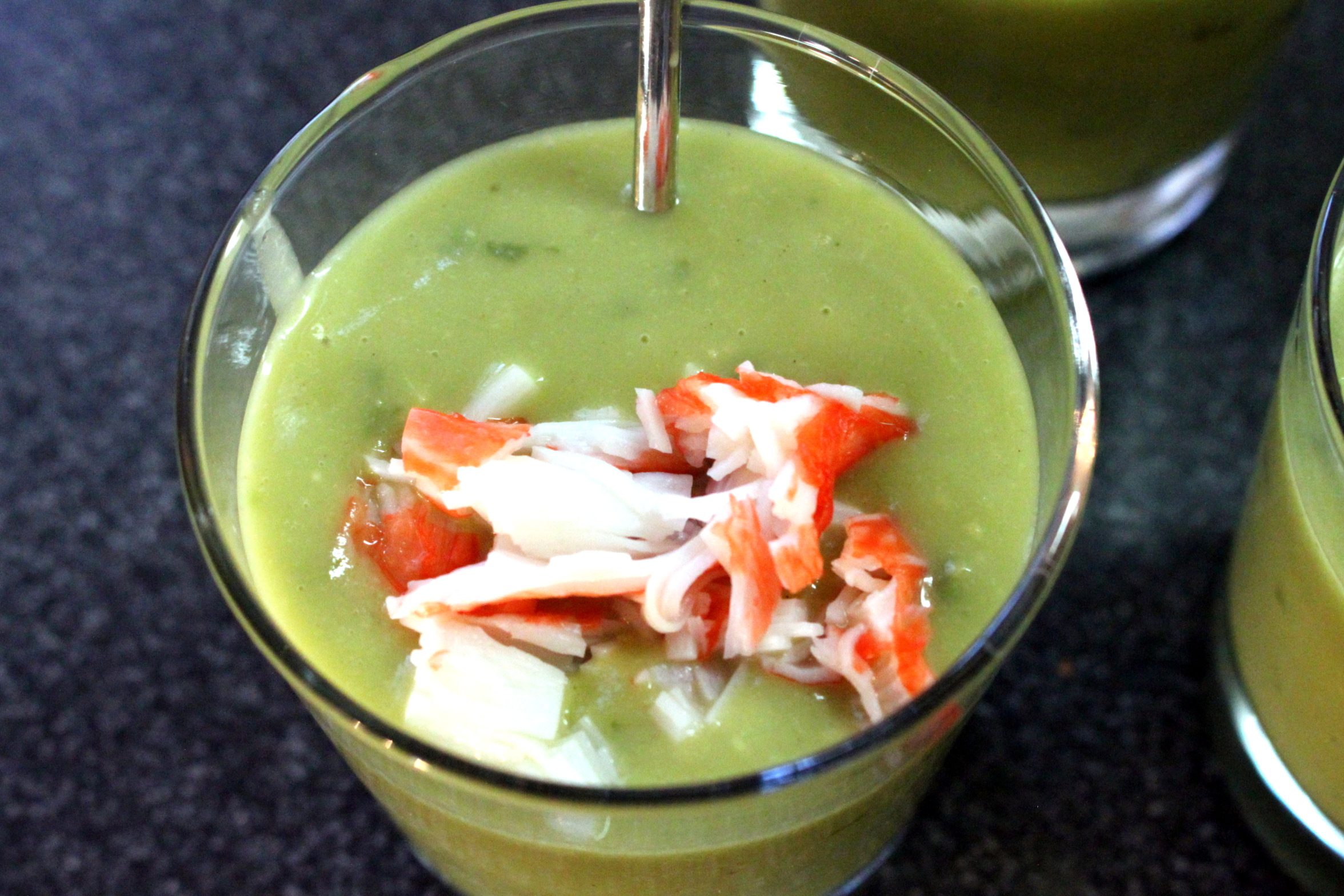 Kalte Avocado Suppe