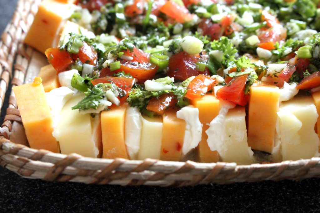 Kräuter – Käse Salat