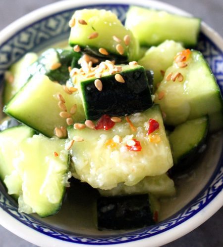 Chinesische eingelegte Gurken – Chinese pickled Cucumbers