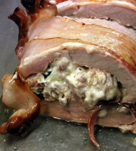 Schweinefilet Roulade gefüllt mit Cotechino (Italienische Wurst) – Pork Tenderloin Roulade with Cotechino Filling (Italian Sausage)