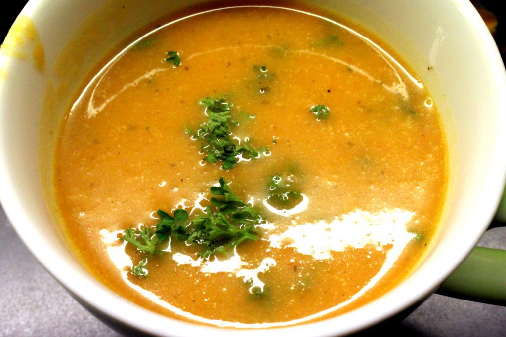 Kürbis-Ingwer Suppe
