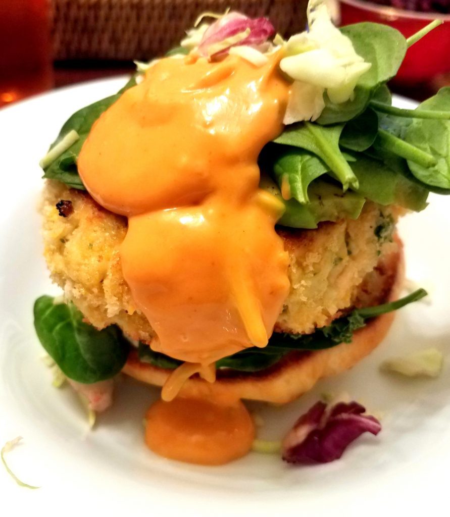 Lachs-Burger Deluxe