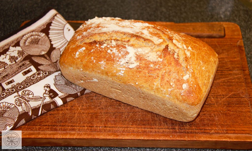Ciabatta Brot mit Sauerteig 