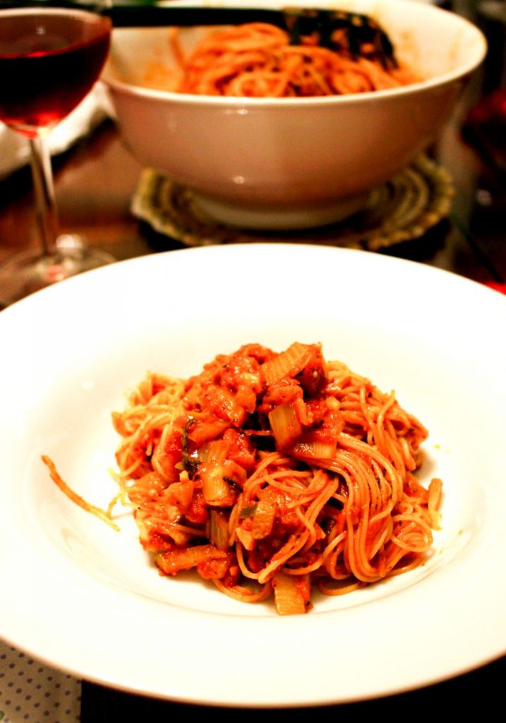 Spaghetti con Salsiccia e Finocchio