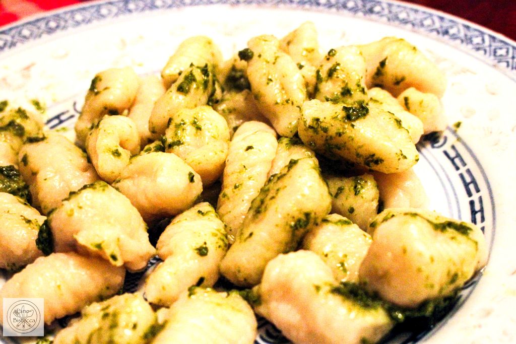 Homemade Gnocchi with Pesto