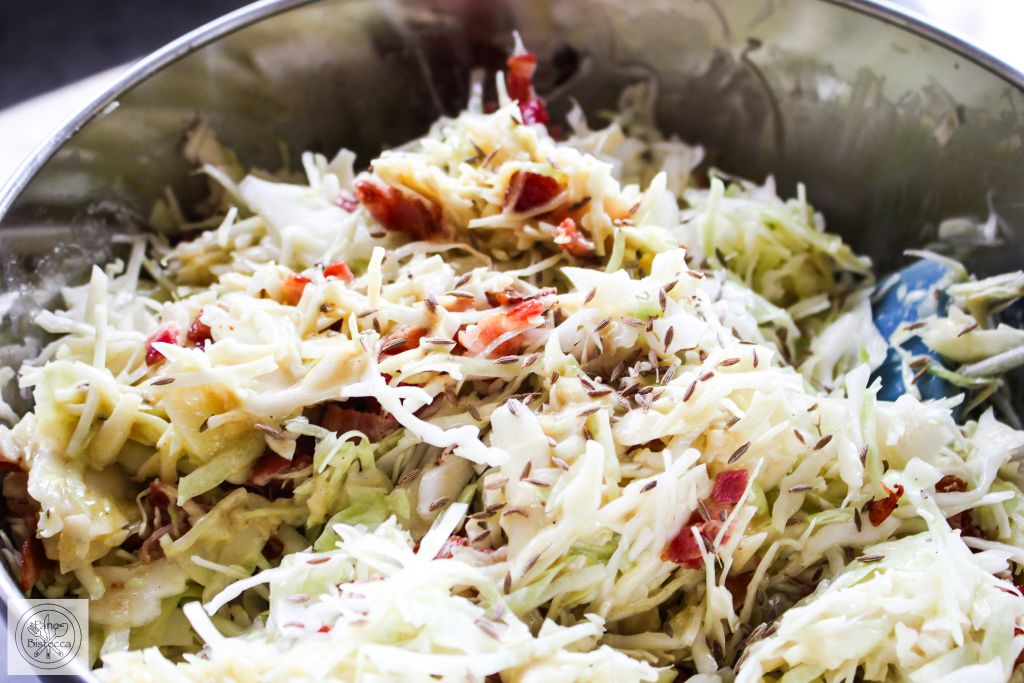 Swiss Cabbage Salad with Bacon