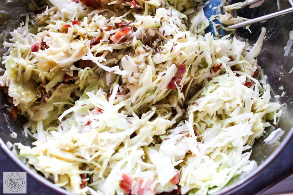 Swiss Cabbage Salad with Bacon