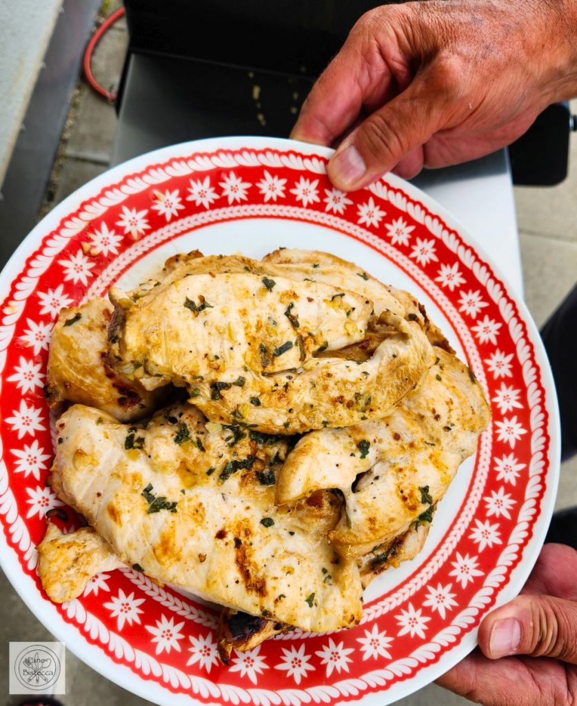 Hühnerschnitzel vom Grill