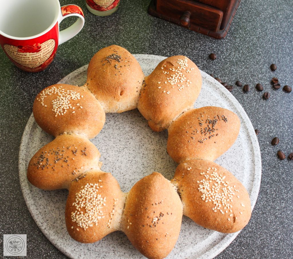 Schnelle Vollkorn-Brötchen