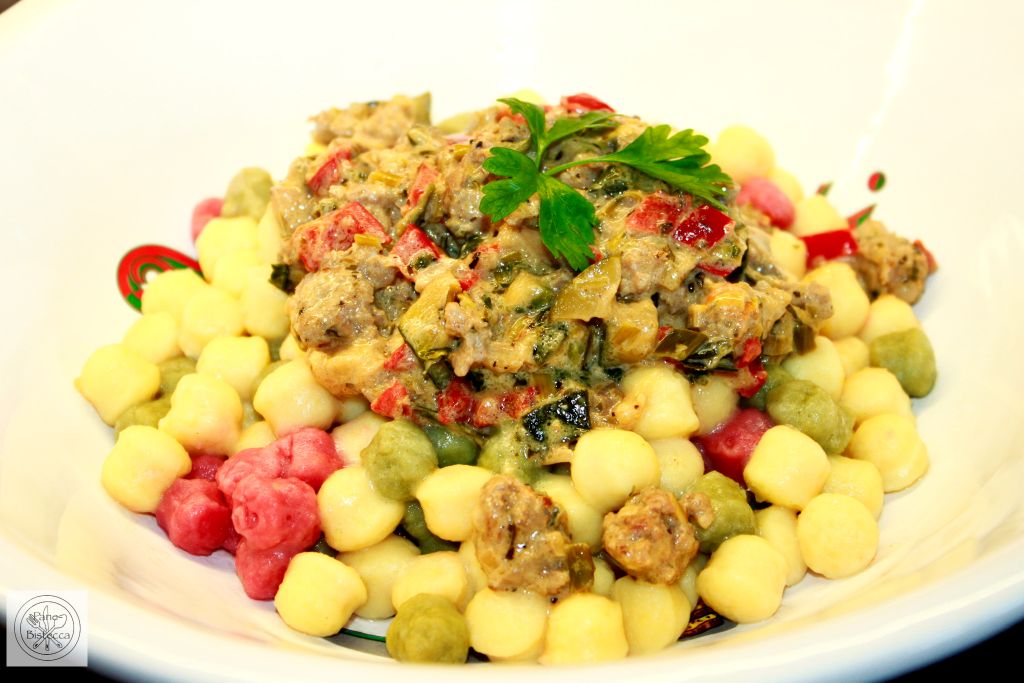 Bunte Gnocchetti mit Sommer-Sauce