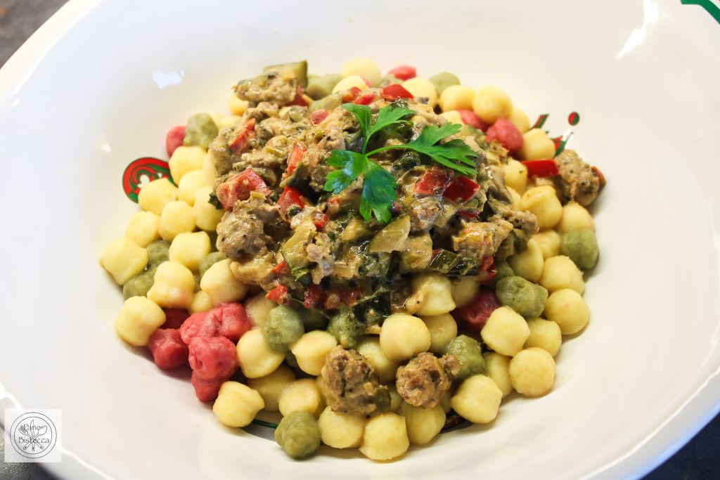 Bunte Gnocchetti mit Sommer-Sauce