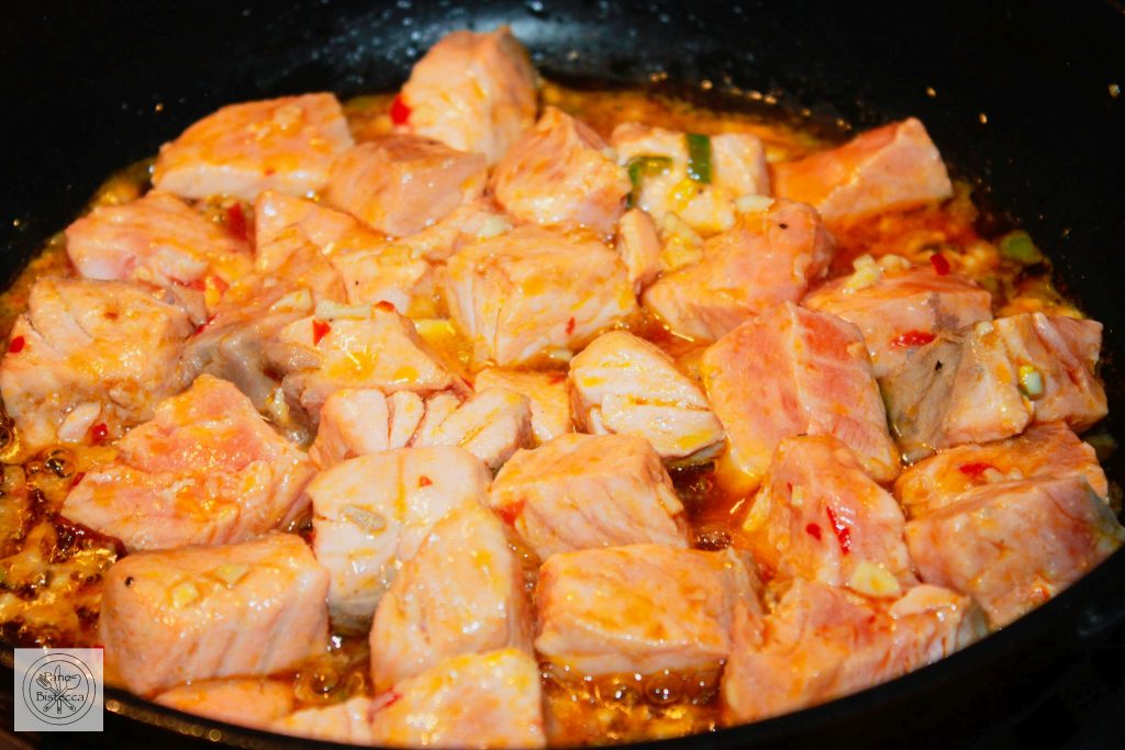 Salmon Salpicao 