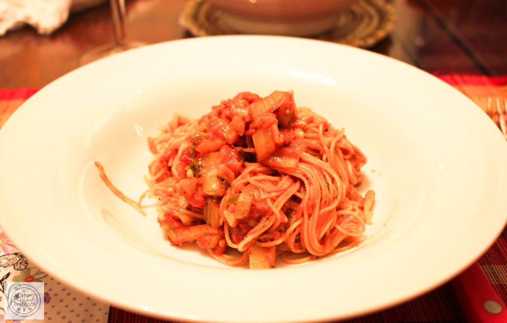 Spaghetti con Salsiccia e Finocchi