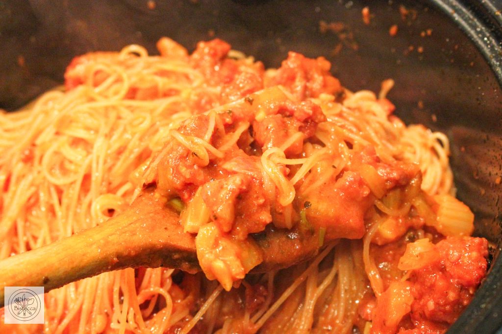 Spaghetti con Salsiccia e Finocchi