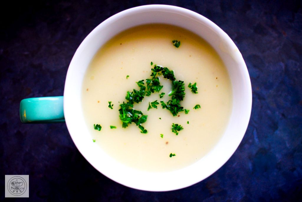 Spargelcreme Suppe aus Spargelschalen