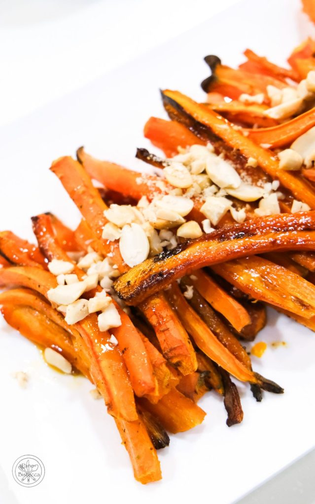 Ofen-geröstete Karotten mit Honig