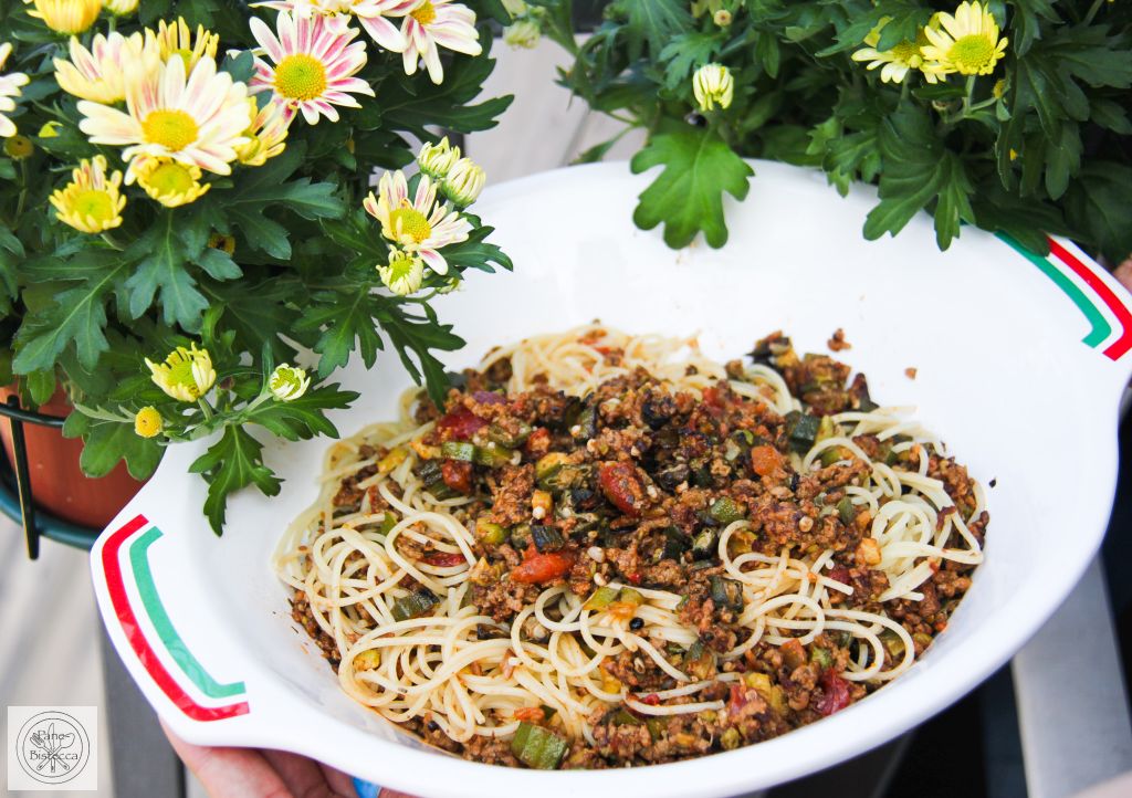 Spaghettini mit Knuspersauce