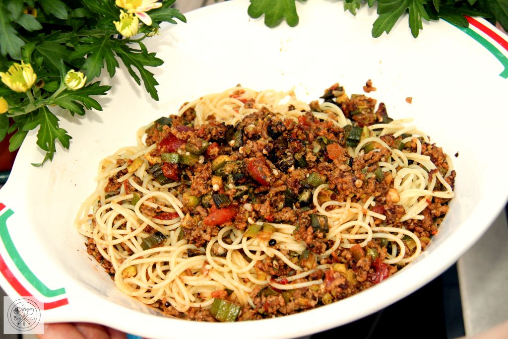 Spaghettini mit Knuspersauce