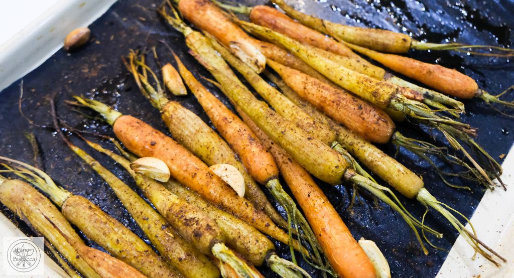 Geröstete Karotten mit Joghurt Dressing