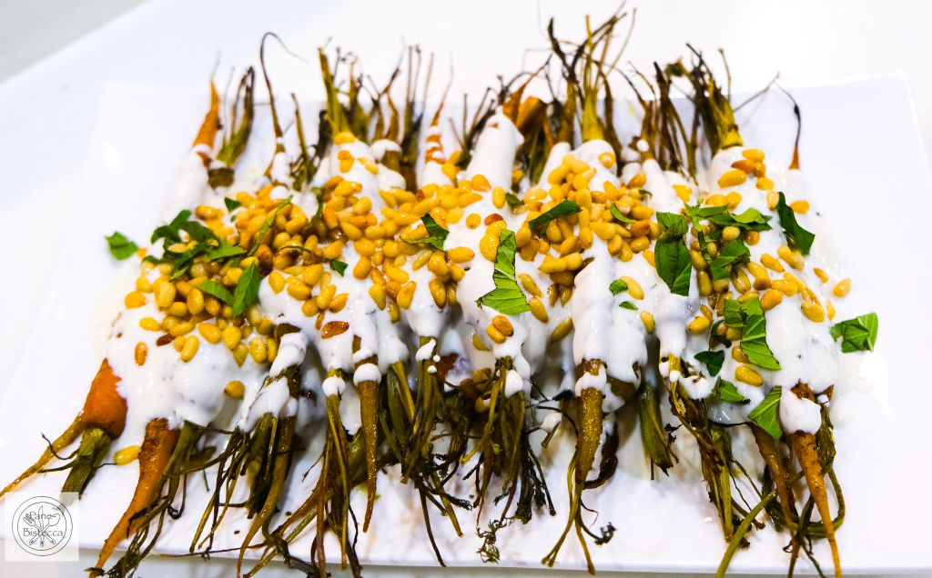 Geröstete Karotten mit Joghurt Dressing
