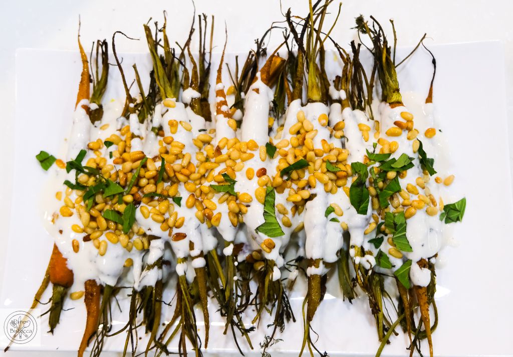 Geröstete Karotten mit Joghurt Dressing