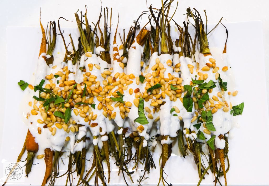 Geröstete Karotten mit Joghurt Dressing
