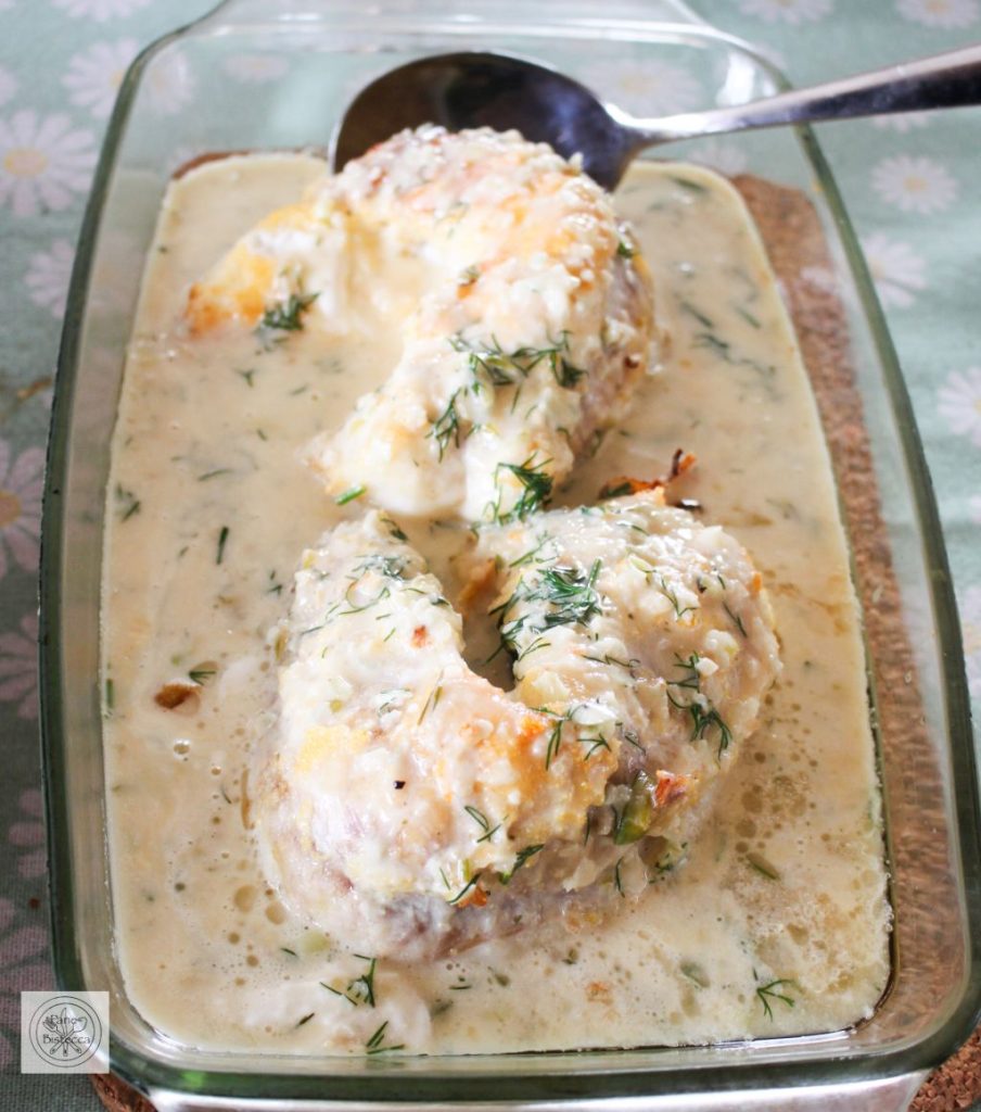 Fisch an cremiger Zitronen oder Saffran Sauce