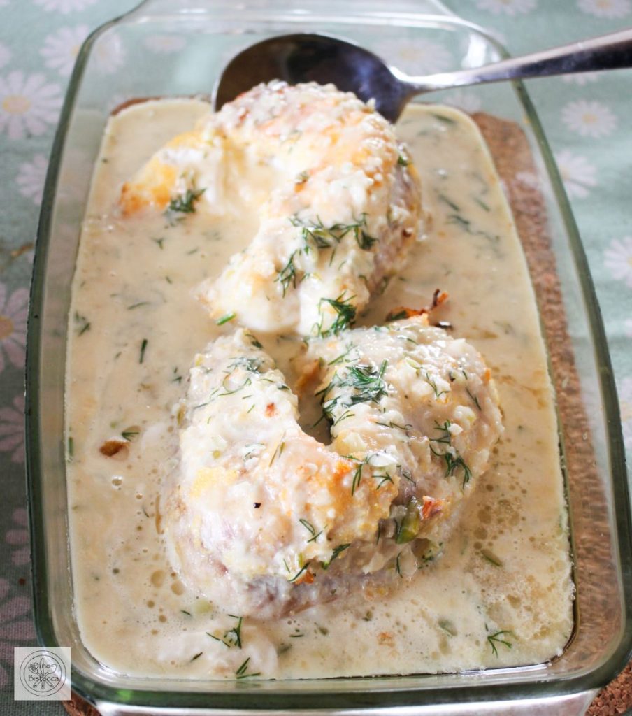 Fisch an cremiger Zitronen oder Saffran Sauce