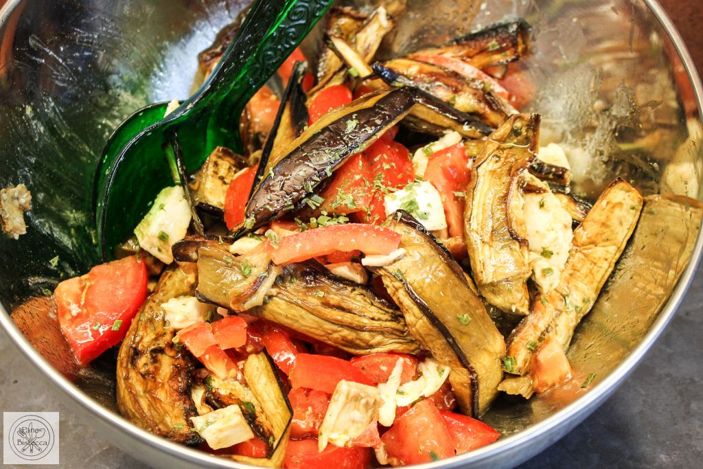 Auberginen Salat