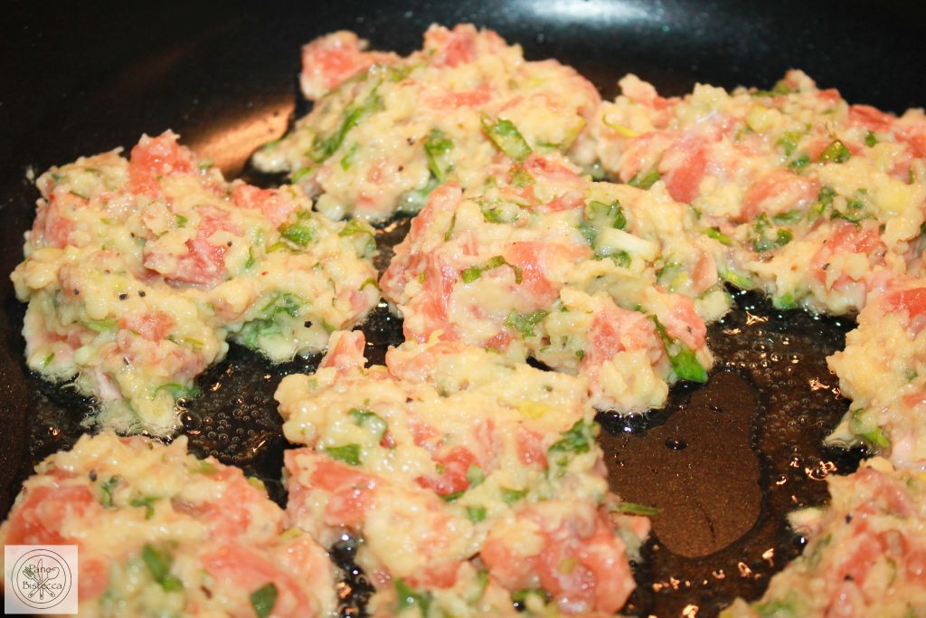 Lachs Puffer mit Rucola