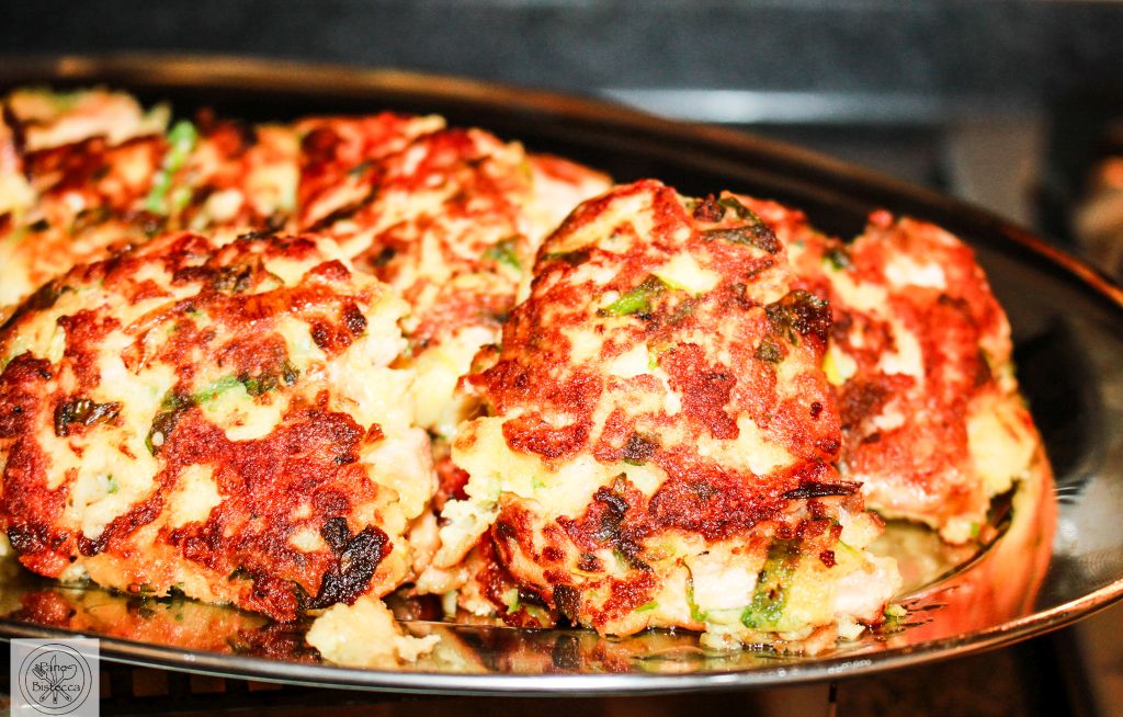 Lachs Puffer mit Rucola