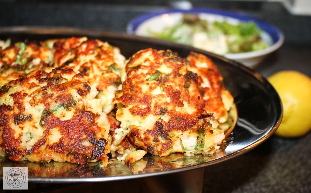 Lachs Puffer mit Rucola