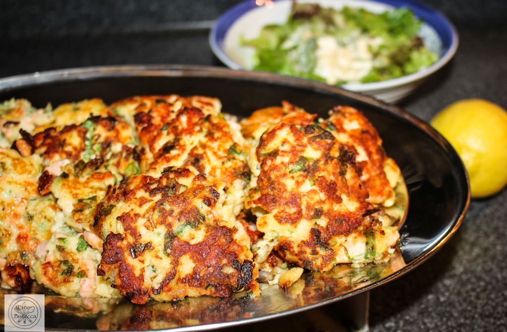 Lachs Puffer mit Rucola