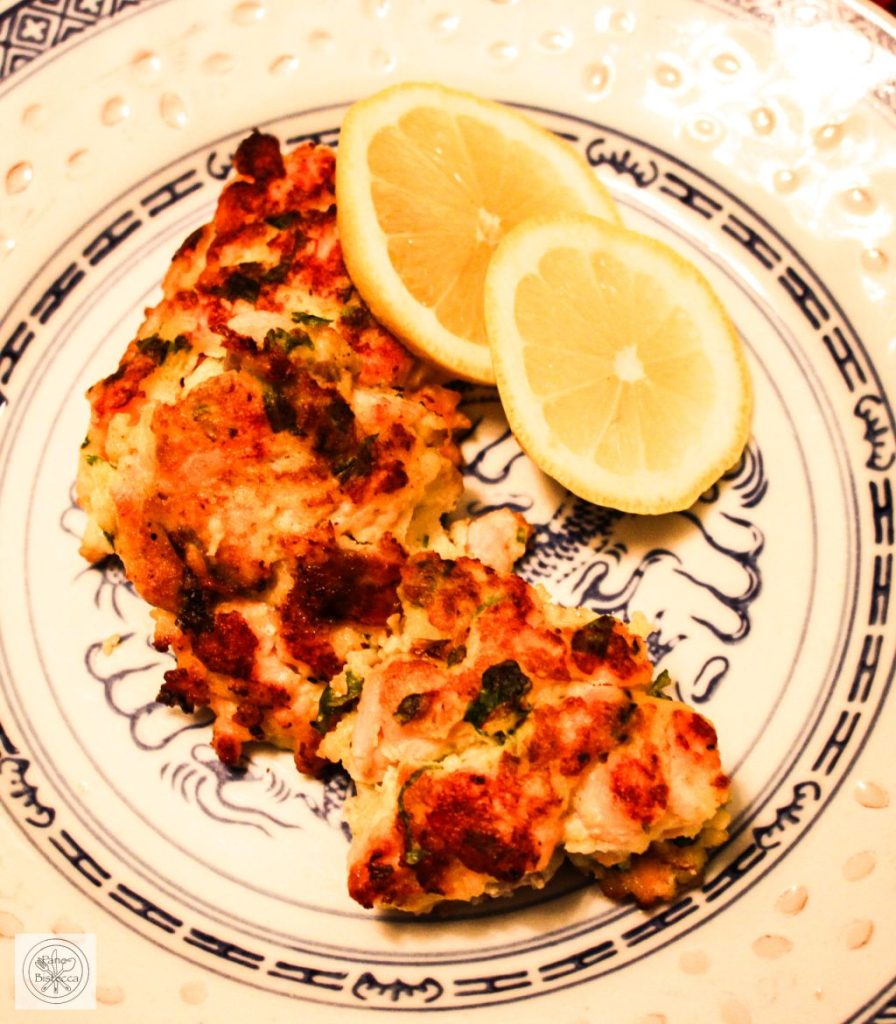 Lachs Puffer mit Rucola