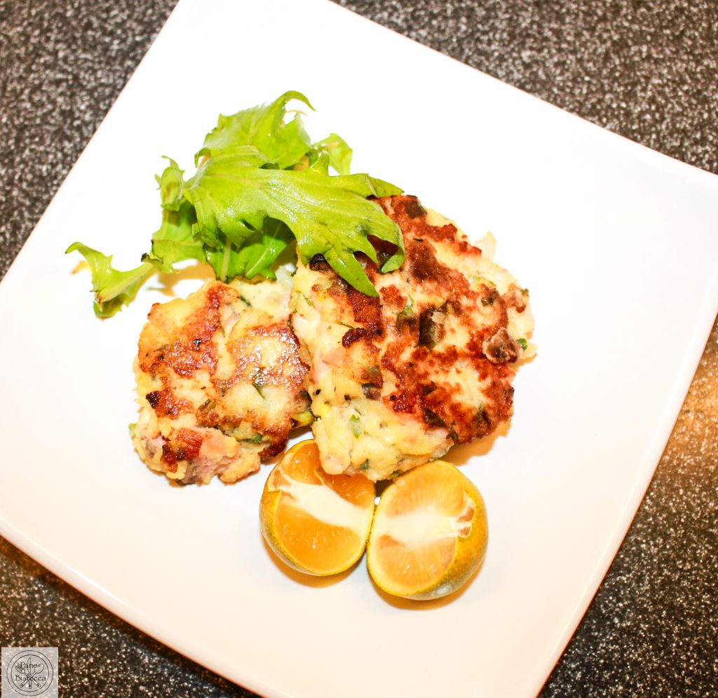 Lachs Puffer mit Rucola