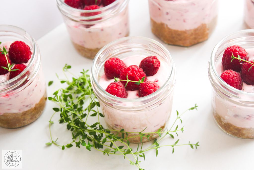 No-Bake Himbeer Käsekuchen