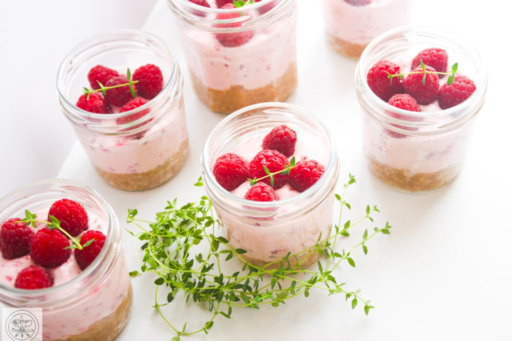 No-Bake Himbeer Käsekuchen