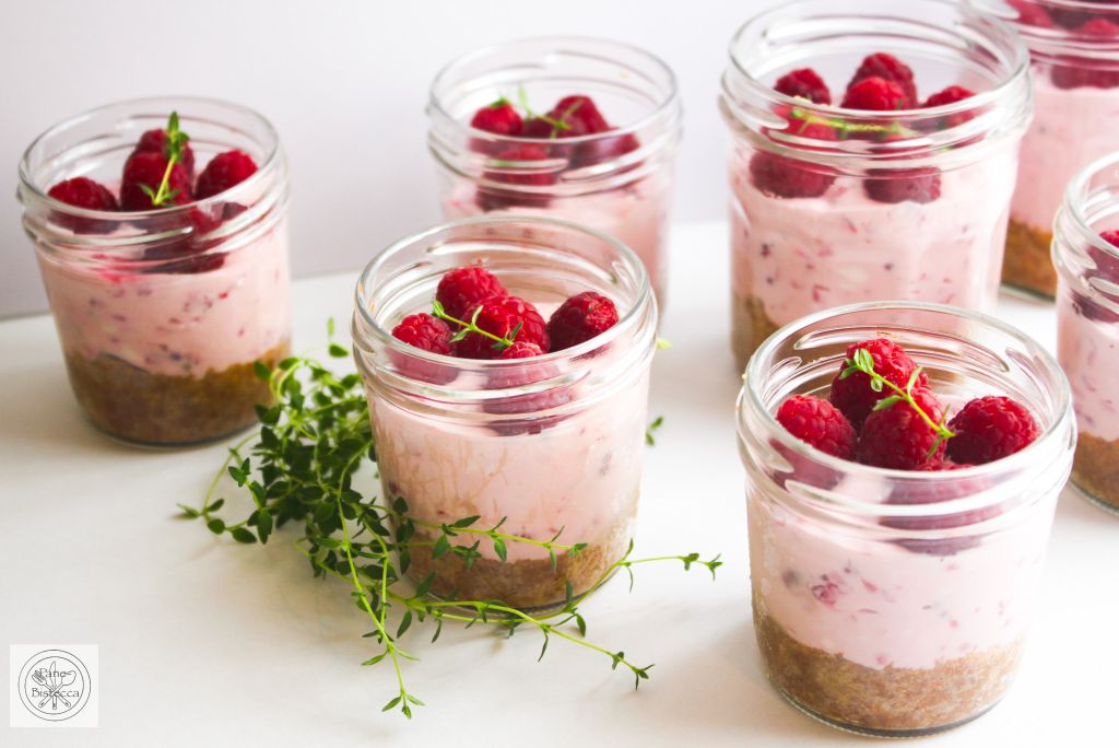 No-Bake Himbeer Käsekuchen