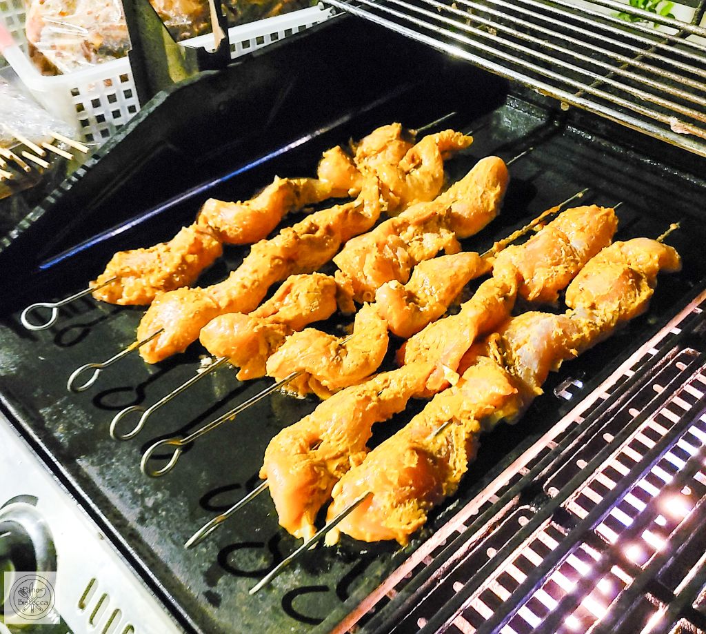 Zweierlei Satay Spiesse