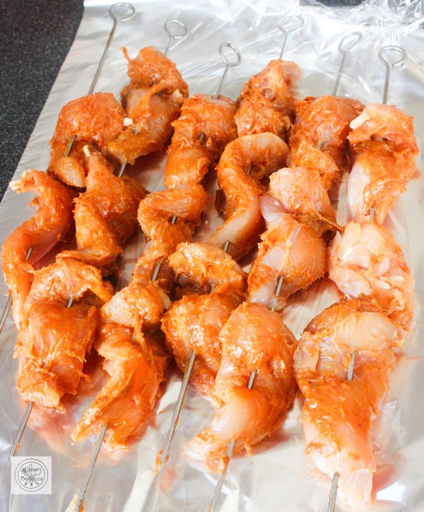 Zweierlei Satay Spiesse