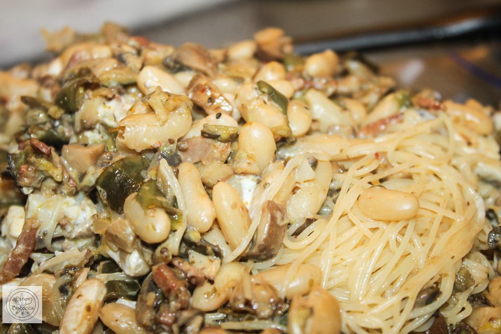 Spaghetti con Fagioli