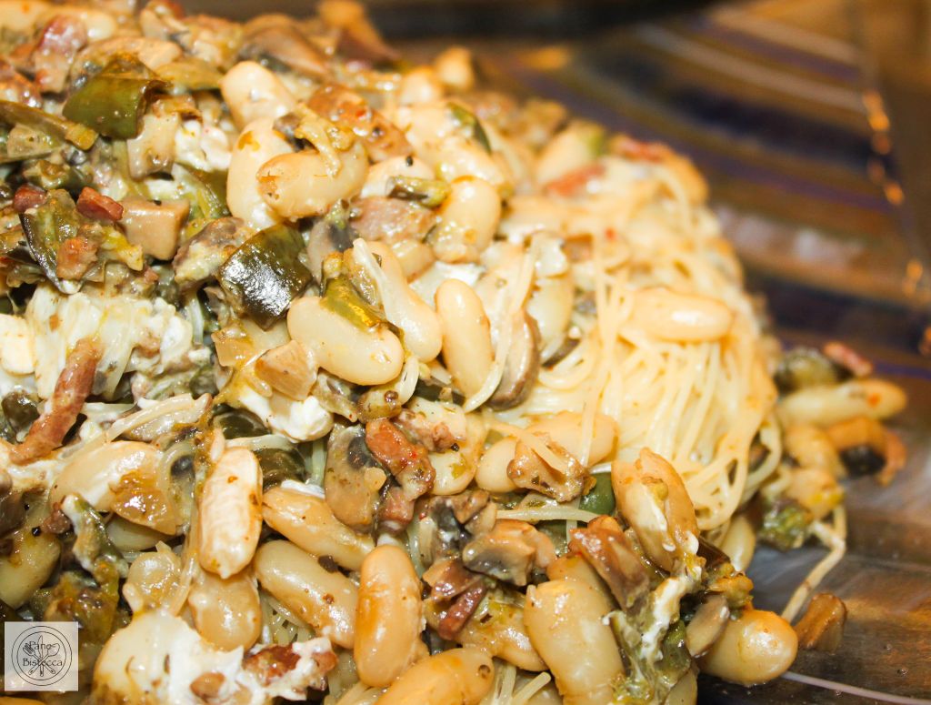 Spaghetti con Fagioli