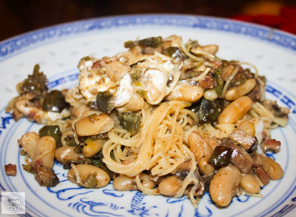 Spaghetti con Fagioli